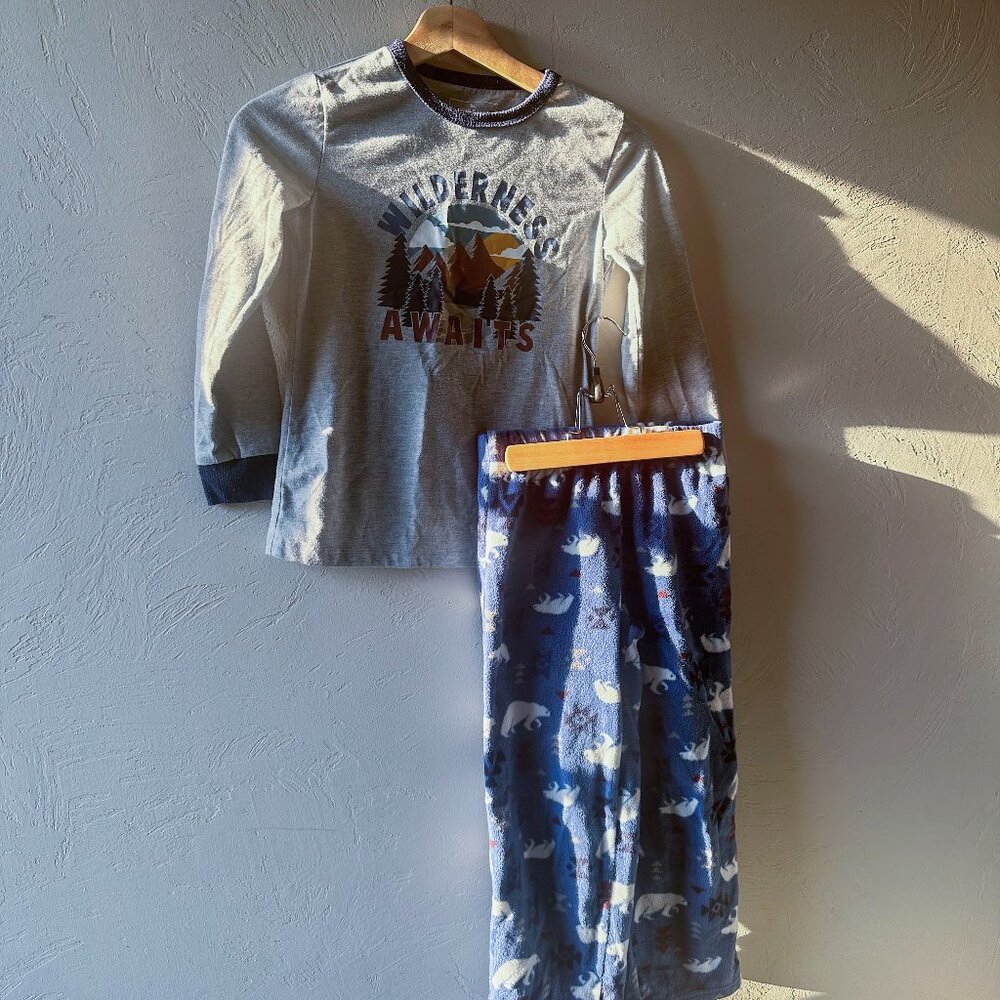 Boys Eddie Bauer Fleece Pajama 3 Sets